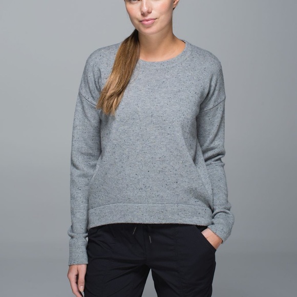 Lululemon Yogi Crew Sweater Heathered 